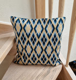 Pude Broderikit: 'Blå Harlekin pude' Bargello