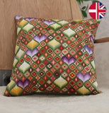 Pude Broderikit: 'Happy' Bargello