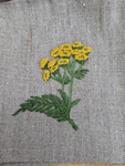 Embroidery kit: Flora Danica Tanacetum Vulgare bag