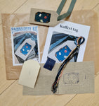 Embroidery kit : Suitcase tag