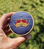 Embroidery kit: Crown box