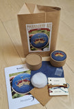 Embroidery kit: Crown box