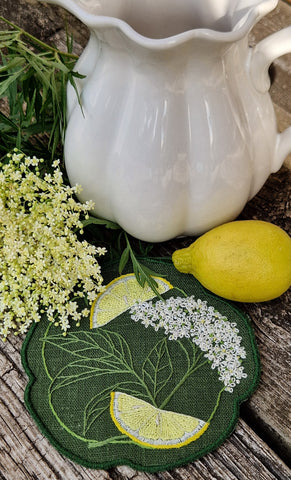 Broderikit: Hyldeblomst flakon kit