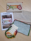 Embroidery kit: Diabetes purse