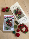 Embroidery kit: Apples