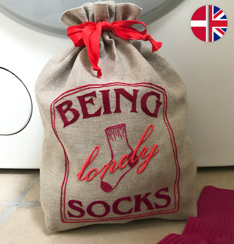 Embroidery kit: Being lonely socks