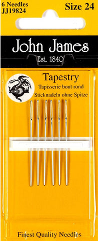 Tapestry needle size 24 (wo/point)